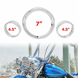 Cerclages de phare et feux additionnels pour Harley Touring - vue 1