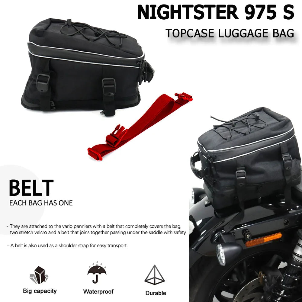Sacoche de Selle Arrière Étanche Multifonction - Harley-Davidson Sportster S & Nightster 975 – photo 2/7