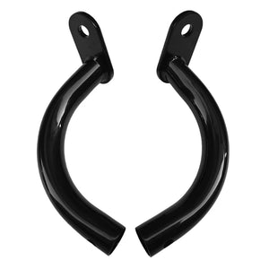 Support noir brillant HCMT à l'arrière d'une Harley Electra Glide - vue 2