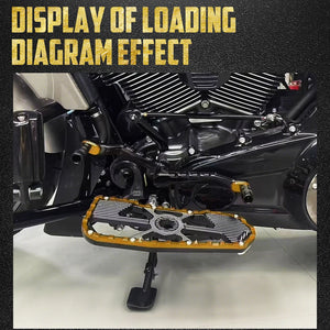 Marchepieds pilote (floorboards) avant - Harley Touring, Softail, Dyna, Road King, Street Glide FLD – photo 4/12