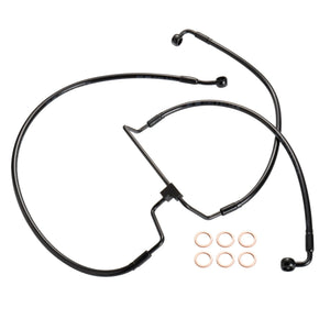 Durite de Frein Avant Rallongée pour Guidon Surélevé (12/14/16 pouces) - Harley-Davidson Touring sans ABS 2014-2023 – photo 1/12