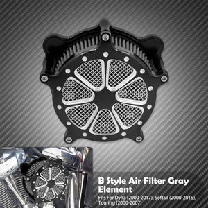 Filtre à Air CNC Aluminium (Turbine Air Cleaner) - Harley-Davidson Sportster, Dyna, Softail & Touring – photo 8/10