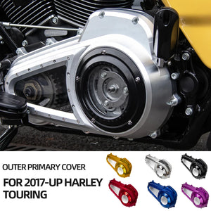 Cache de Carter Primaire (Outer Primary / Derby Cover) Aluminium - Harley-Davidson Touring Road Glide & Street Glide 2017-2024 – photo 1/24