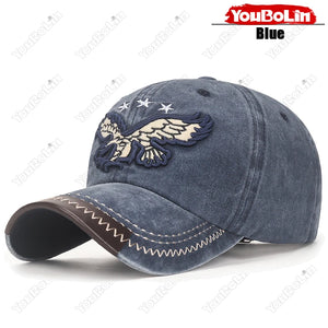 Casquette trucker vintage aigle brodé - vue produit - vue 10