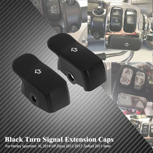 Capuchons rallongés de clignotants pour Harley Sportster Dyna Softail - vue 6