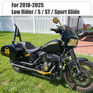 Sissy-bar dossier passager et porte-bagages pour Harley-Davidson Sport Glide et Low Rider FXLR/FXLRS/FXLRST - vue 6