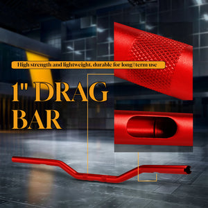 Guidon Drag Bar style MX 1 pouce - Harley-Davidson Dyna, Softail, Touring – photo 6/10