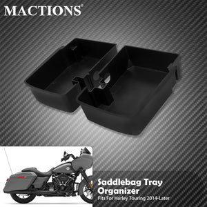 Organiseur Rigide pour Sacoche (Top Shelf) - Harley-Davidson Touring Street, Electra Glide, CVO, Ultra, Road King 2014-2019 – photo 1/6