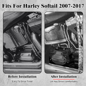 Cache d'interface de transmission moteur - Harley Softail Fat Boy FLSTF, Classic Deluxe 2007-2017, Slim FLS, Standard FXST – photo 5/8