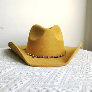 Chapeau cowboy en suédine - vue 31