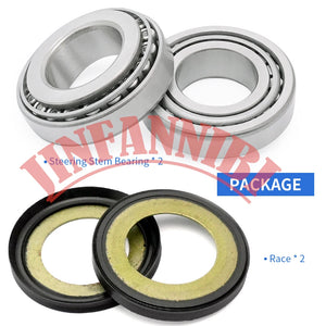 Kit de Roulements de Colonne de Direction avec Joints Anti-Poussière - Harley-Davidson Electra Glide, Softail – photo 1/6