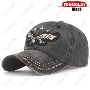 Casquette trucker vintage aigle brodé - vue produit - vue 8