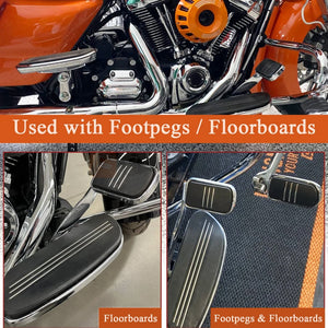 Pédale de frein avec repose-pied pour Harley-Davidson Touring, Softail, Road King, Electra Glide, Street Glide et Fat Boy 1984-2026 – photo 5/8