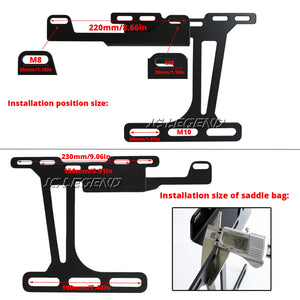 Supports de Sacoches Latérales Renforcés pour Harley Sportster XL 883/1200 - vue 6