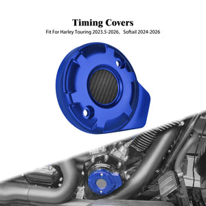 Cache de Distribution CNC (Timing Cover) - Harley-Davidson Touring 2023.5+, FLHXSE/FLTRX 2024+, Softail 2025 et plus récent – photo 11/12