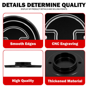 Cache de bouchon d'alternateur noir pour Harley Sportster S - vue 3