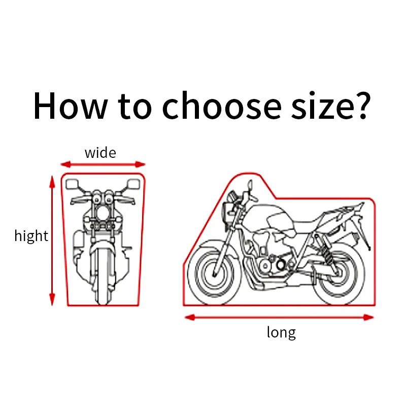 Housse moto noire imperméable recouvrant une Harley-Davidson en extérieur - vue 2
