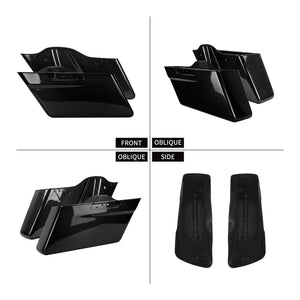 Sacoche rigide latérale texturée pour Harley-Davidson Touring - vue 4