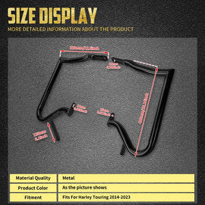 Barre de Protection Sacoches Arrière (Crash Bar) - Harley-Davidson Touring 2014-2023 – photo 5/7