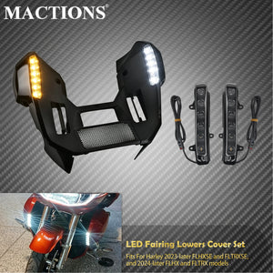 Fairing Lowers avec Clignotants LED / Feux de Jour Intégrés - Harley-Davidson Touring 2023-2025 – photo 1/7