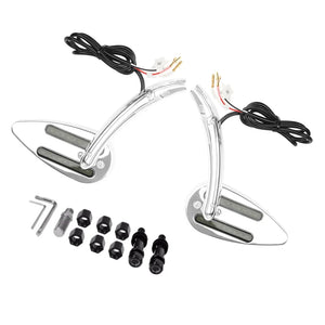 Rétroviseur latéral noir avec clignotant LED ambre intégré sur une Harley-Davidson Pan America - vue 8
