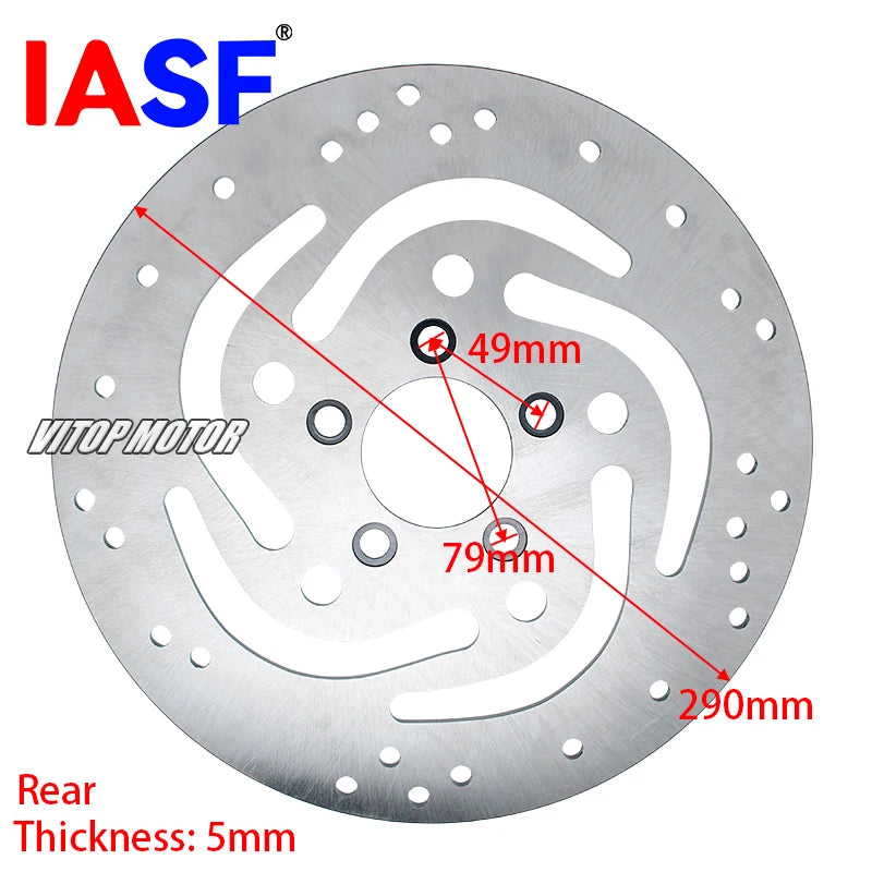 Disque de frein arrière pour Harley Touring, Sportster 2000-2012, Softail, Dyna 2015, XL883/1200