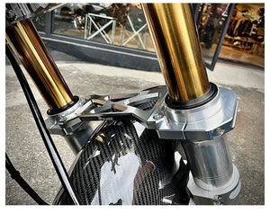 Stabilisateur de Fourche Avant 49mm Aluminium - Harley-Davidson Touring Road Glide & Street Glide – photo 6/8