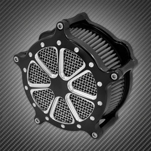 Filtre à Air CNC Aluminium (Turbine Air Cleaner) - Harley-Davidson Sportster, Dyna, Softail & Touring – photo 4/10