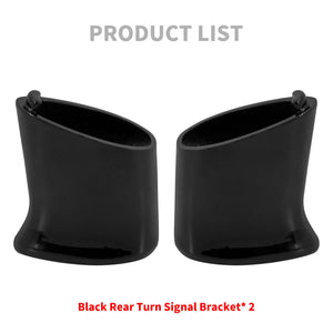 Kit de supports de clignotants arrière en acier pour Harley-Davidson Sportster - vue 5