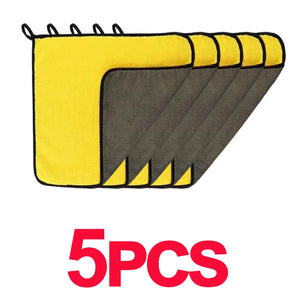 Serviette Microfibre Haute Absorption pour Lavage Auto/Moto - Vitres et Rétroviseurs – photo 11/12
