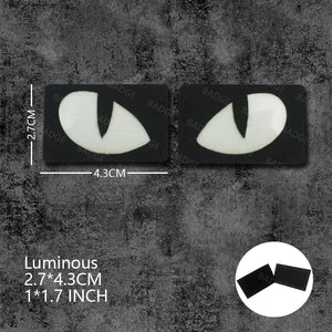 Écusson tactique phosphorescent yeux de chat - vue 23