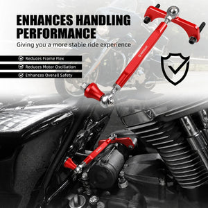 Stabilisateur de cadre NICECNC pour Harley Touring M8 (2017+) Road Glide, Road King, Street Glide – photo 3/9