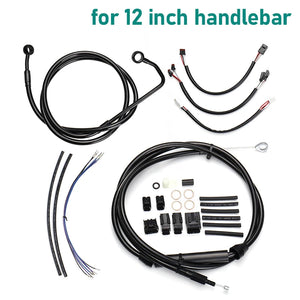 Kit de Câbles Rallongés 12" pour Guidon (Avec ABS) - Harley-Davidson Softail 2016-2017 – photo 7/8