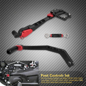 Kit de commandes centrales (mid control) avec repose-pieds - Harley Softail Low Rider 2020-2025, FXBB, Street Bob – photo 10/10
