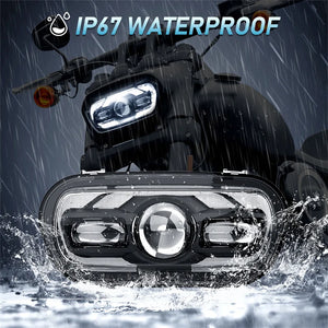 Phare LED rond de 9,8 pouces pour Harley-Davidson Fat Bob FXFB 114 - vue 6