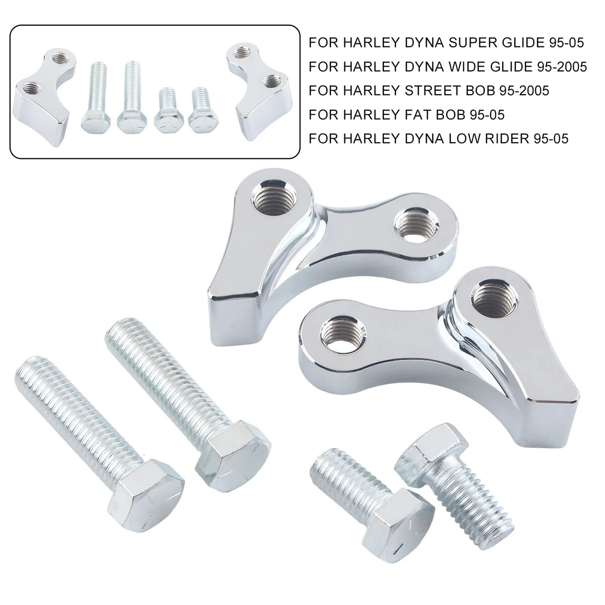 Kit de rabaissement arrière pour Harley-Davidson Dyna (1995-2005)