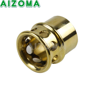 Embouts d'échappement laiton universels 1,75/2/2,25/2,5 po pour Harley-Davidson Chopper, Bobber et Sportster – photo 2/15