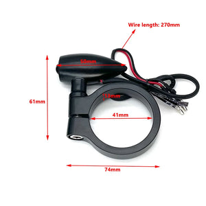 Clignotants LED bullet fourche 41 mm pour Harley Touring - vue 6