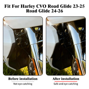 Kit de supports de carénages bas en aluminium pour Harley-Davidson Road Glide - vue 2
