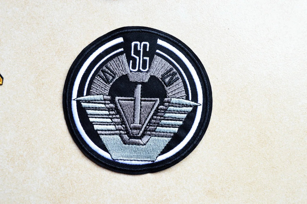 Écusson brodé logo Stargate SG-1 à repasser, environ 10 cm - vue 2