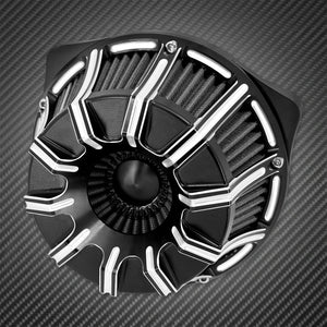 Filtre à Air CNC à Boîtier Ouvert - Harley-Davidson Sportster, Dyna, Softail, Touring – photo 3/10