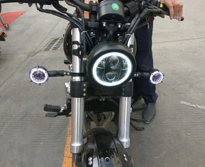 Phare LED 5,75 pouces pour Harley Sportster Iron 883 - vue 5