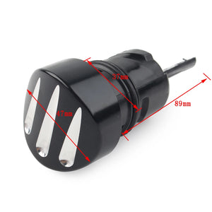 Bouchon-jauge à huile chromé pour Harley Sportster XL883 - vue 3