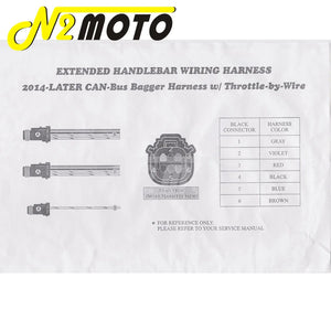 Faisceau de guidon pour Harley Touring - vue 6