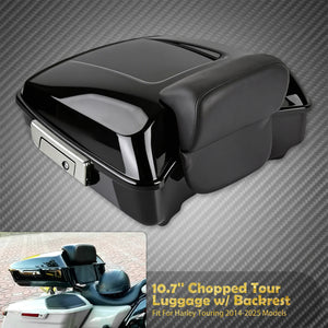 Malle Arrière (Top Case) 10.7" avec Dossier - Harley-Davidson Touring 2014-2025 – photo 8/8
