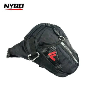 Sac de cuisse moto noir - vue de face - vue 6