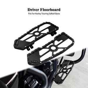 Repose-pieds plancher pilote en aluminium pour Harley-Davidson - vue 8