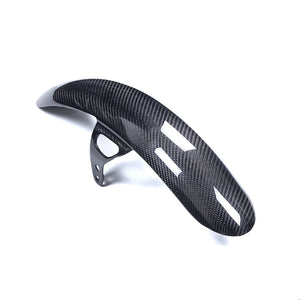 Cache de garde-boue avant en fibre de carbone pour Harley-Davidson Dyna - vue 4