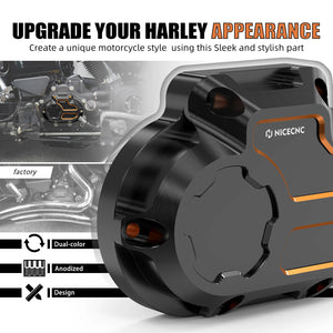 Cache Latéral de Transmission Aluminium - Harley-Davidson Street Glide, Road Glide, Road King, Electra Glide 2007-2016 – photo 2/9