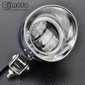 Phare additionnel LED chromé pour Harley Sportster - vue 3